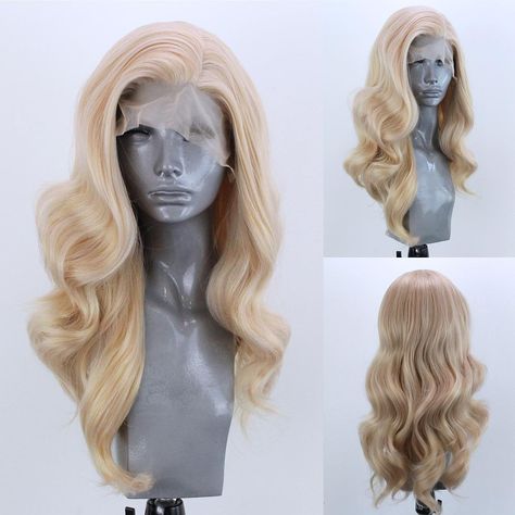 Peachy Blonde, College Hair, Webster Wigs, Grease Costumes, Cosplay Hair, Synthetic Lace Wigs, Colored Wigs, Golden Blonde, Drag Queens