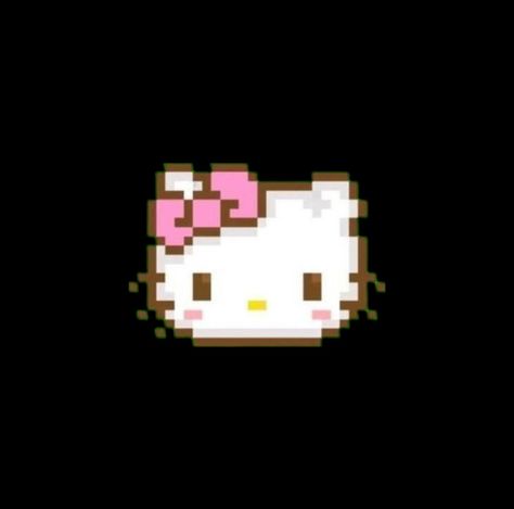 Pixel Hello Kitty, Kawaii Aesthetic Pink, Png Pfp, Pfp Sanrio, Aesthetic Pink Coquette, Iphone Png, Apple Watch Custom Faces, Pink And Black Wallpaper, Tapeta Z Hello Kitty