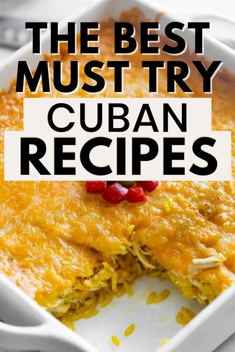 Spicy Food Mexican, Cuban Recipe, Cuban Bread, Cuban Dishes, Cuban Cuisine, Savory Dinner, Tacos And Burritos, Island Food, Cuban Recipes