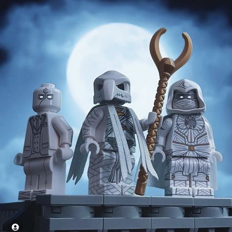 Cool Lego Minifigures, Lego Moon Knight, Custom Lego Minifigures, Beetlejuice Fan Art, Lego Dragon, Lego Wallpaper, Big Lego, Custom Minifigures, Lego Custom Minifigures