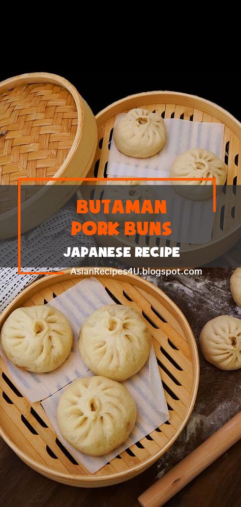 Usually Japanese pork buns called Nikuman (Meat buns) but the one I had in Love, Japan was called “Butaman”! Niku means meat and Buta means pork. #Japanese #Recipes #Pork