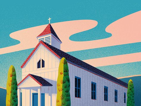 Halloween church usa building sky landscape church halloween dissolve flat 2d texture illustration anano Restaurant Icon, Desktop Background Pictures, Travel Theme Wedding, Ayat Alkitab, Sky Landscape, Church Design, Halloween Backgrounds, Landscape Illustration, Nature Illustration