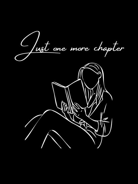 Kindle Just One More Chapter Wallpaper, Kobo Wallpaper, Kobo Screensaver, Kindle Background, Kindle Lockscreen, Wallpaper White Background, Kindle Girlie, Kindle Wallpaper, Kindle Aesthetic