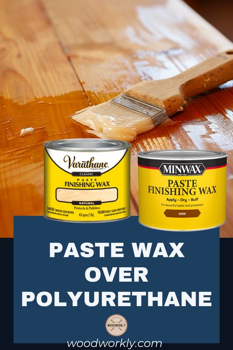 Unlock the secrets to a deeper shine and protection by applying paste wax over polyurethane. Ideal for furniture enthusiasts seeking a superior finish. Discover how! #WoodFinishingTips #WoodFinishingDIY #HomeImprovementDIY Polyurethane Floors, How To Apply Polyurethane, Wood Finishing, Mineral Spirits, Light Coat, Painting Furniture, Steel Wool, Linseed Oil, Floor Finishes