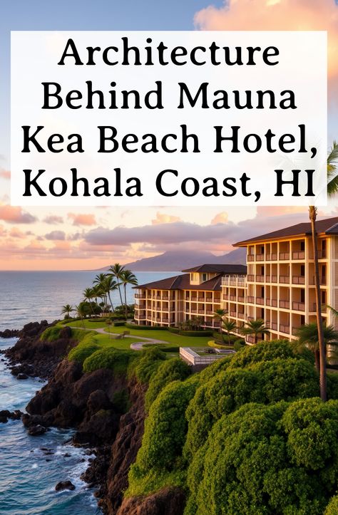 Architecture Behind Mauna Kea Beach Hotel, Kohala Coast, HI Mauna Kea Beach Hotel, Thorncrown Chapel, The Pyramids Of Giza, The Burj Khalifa, Mauna Kea, Stunning Architecture, Architecture Landmark, Famous Buildings, The Pyramids