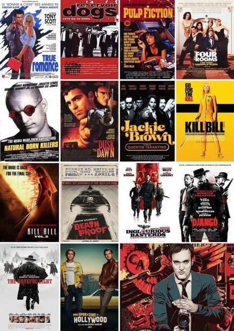 Quentin Tarantino Quotes, Directed By Quentin Tarantino, Quentin Tarantino Films, Quentin Tarantino Movies, Tarantino Films, Patricia Arquette, Christian Slater, Reservoir Dogs, Bonnie Clyde