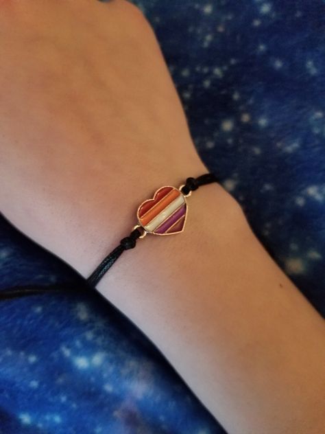 #Pride #Jewelry #LGBTQ+ Pretty Crier, Lesbian Bracelet, Supernatural Women, Lesbian Necklace, 2003 Fashion, I Need A Girlfriend, Pride Lesbian, Lgbtq Quotes, Pride Support