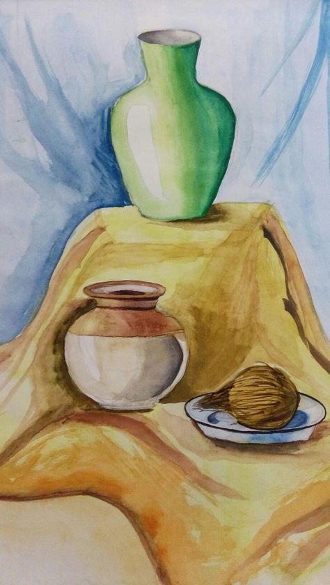 Still Life Drawing Ideas, Children Drawing, Composition Painting, Watercolor Paintings For Beginners, Beautiful Art Paintings, Oil Pastel Drawings, Elementary Art Projects, Still Life Drawing, Watercolor Art Lessons