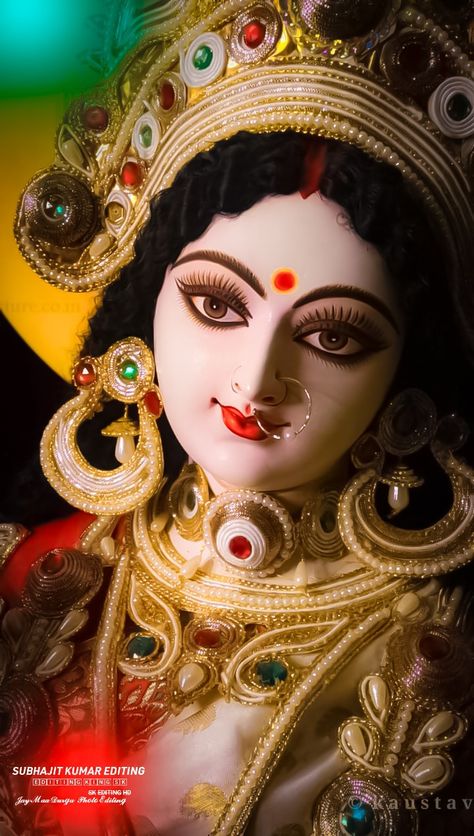 Jay Maa Durga, Durga Maa Pictures, Durgamma Photos, Navratri Wallpaper, Saraswati Photo, Maa Durga Photo, Durga Mata, Durga Picture, Happy Navratri Images