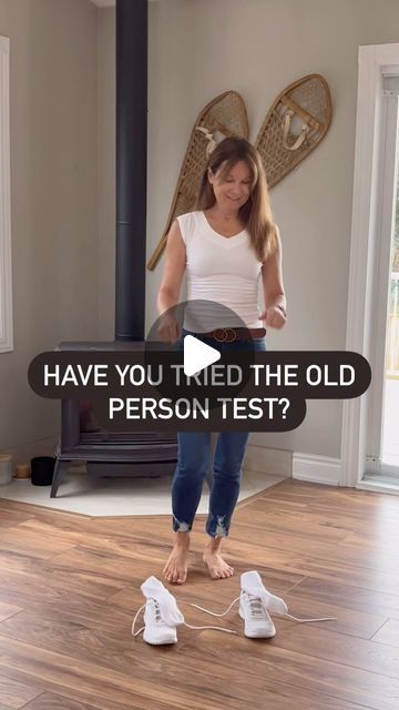 Janet Osborne on Instagram: "Have you tried the Old Man Test that has gone viral on IG and TikTok? At 62, I do not think of myself as old but I’m just making sure my balance isn’t either. Now my goal is to maintain this ability for as long as possible. How about you?  Don’t worry if you are not able to do this on your first try, it’s never too late to improve your balance and stability.  * if you are a beginner or have an injury or limitation, do not try this. #oldmantest#balanceandstability#balancechallenge" Balance Excersize, How To Improve Balance, Improve Balance Exercises, Everyday Workouts, Easy Exercise, Exercise Videos, Fitness Videos, Everyday Workout, Healthy Exercise