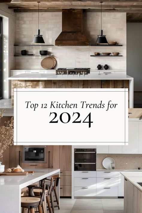 Read this guide to learn about the best kitchen trends Kitchen Countertop Trends, 2024 Kitchen Trends, Top Kitchen Colors, Popular Kitchen Colors, Modern Kitchen Trends, Kitchen Color Trends, Kitchen Backsplash Trends, Latest Kitchen Trends, Modern Kitchen Backsplash