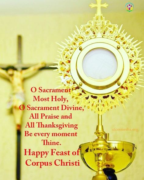 Catholic Workout, Sunday Bible Verse, Feast Of Corpus Christi, Catholic Traditions, Happy Feast, Eucharistic Adoration, Sunday Images, Mary Catholic, Eucharist