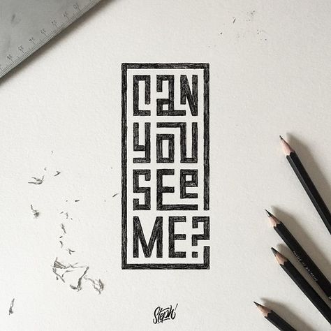 Typography Artwork, Hand Lettering Inspiration, Typographic Art, Cool Typography, Hand Lettering Art, Creative Typography, Handwriting Fonts, Typography Quotes, Typography Inspiration