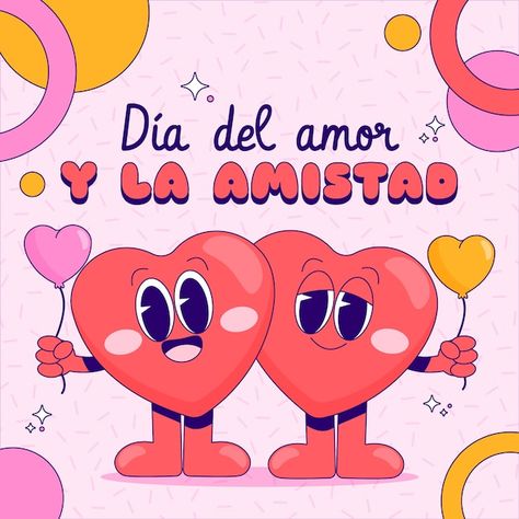 Ilustración dibujada a mano para la cele... | Free Vector #Freepik #freevector #dia-amigo #amor-amistad #dia-enamorados #ilustraciones