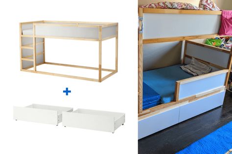 Kura Archives - IKEA Hackers Kura Cama Ikea, Cama Ikea Kura, Ikea Mydal, Bunk Bed Hacks, Diy Treehouse, Kura Bed Hack, Ikea Bunk Bed, Ikea Kura Hack, Cama Ikea