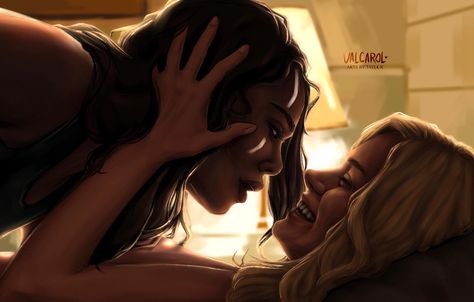 my love birds <3 (my ig: tiataylorarts) Carol X Valkyrie, Carol And Valkyrie, Valkyrie And Captain Marvel, Captain Marvel X Valkyrie, Valkyrie Marvel Comics, Ultimate Avengers, Clexa Fanart, Wlw Ships, Captain Marvel Carol Danvers