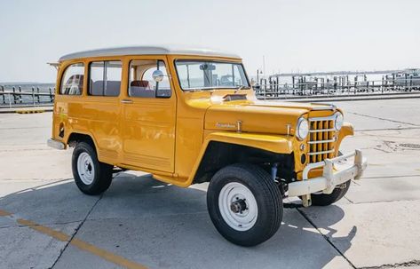 1960 Willys Wagon 4X4 3-Speed VIN: 5414B16823 - CLASSIC.COM Station Wagons For Sale, Willys Wagon, Utility Wagon, Classic Jeeps, Wagons For Sale, Vintage Jeep, Jeep Willys, Station Wagons, Engine Swap