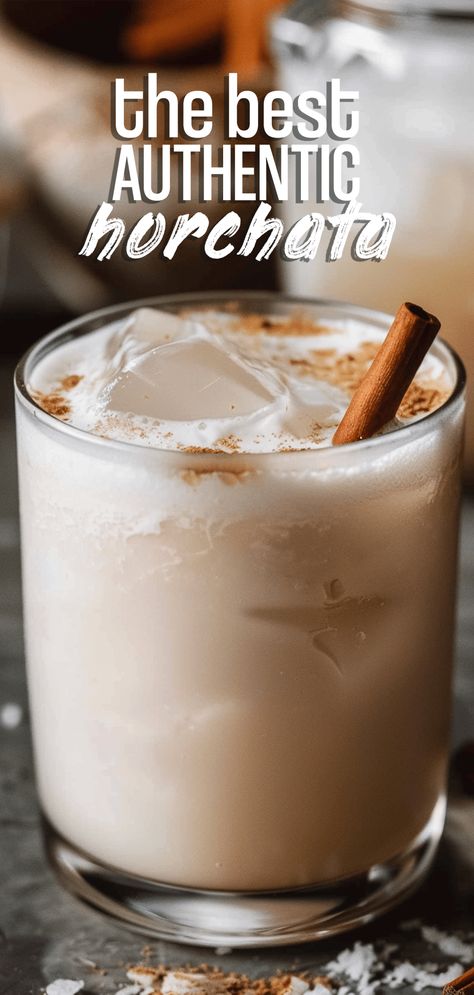 Authentic Horchata [20 Minutes] – Chasety Vegan Horchata Recipe, How To Make Horchata, Vegan Horchata, Mexican Drink Recipes, Mexican Horchata, Homemade Horchata, Glace Fruit, Horchata Recipe, Authentic Mexican Recipes