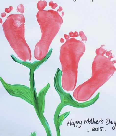 Kids Crafts Archives - Kids Fun | Art | Crafts | Outdoor | Activities Mother's Day Projects, Mother's Day Activities, Footprint Crafts, Footprint Art, Mothers Day Crafts For Kids, Handprint Crafts, Daycare Crafts, Toddler Art, Mother's Day Diy