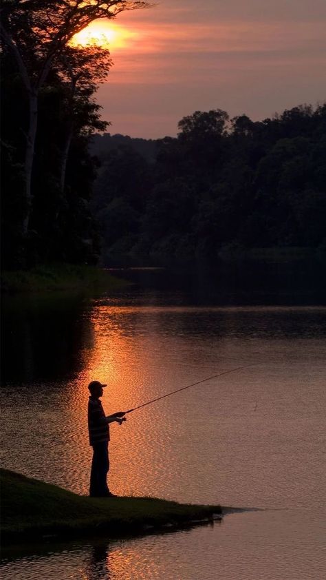 Bass Fishing Wallpaper, Fishing Asethic, Fishing Wallpaper Iphone, Sea Sunset Wallpaper, Fishing Decorations, Fishing Wallpaper, Fishing Photos, Fishing Pictures, Pike Fishing