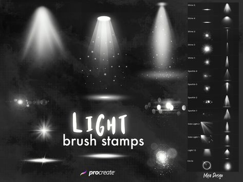 Light brush stamp set for Procreate. 26 stamp brushes. INSTANT DOWNLOAD, NO PHYSICAL ITEMS WILL BE SHIPPED Requirements * iPad Pro * Apple Pencil * Procreate App The brushes in this set only works with the Apple Pencil and iPad Pro on Procreate App. If you are having troubles downloading your files, please refer to this guide: https://help.etsy.com/hc/en-us/articles/115013328108-Downloading-a-Digital-Item?segment=shopping Download will become available once payment is processed by Etsy. Pls find Procreate Settings, Procreate Downloads, Light Brush, Procreate Stamp Brushes, Ipad Pro Apple Pencil, Free Brushes, Photoshop Digital Background, Brushes Procreate, Procreate Stamps