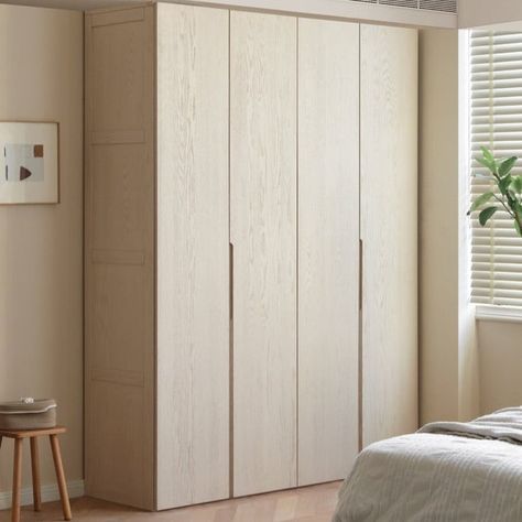 2.4m heightened specification Stand upright, fill the entire wall, and make life easier Full storage capacity Multiple hanging storage methods Say Goodbye to Wrinkled Clothes Quiet and gentle creamy wind Semi-covered white paint technology, smooth and beautiful wood grain emerges naturally, exuding a fresh temperament from the inside out. 2.4m! Wardrobe & top cabinet 2 in 1 It is 0.4m higher than the conventional one. Compared with the combined top cabinet, the 2.4m is more complete and atmospheric, with a strong aura. Cream Wardrobe, Cream Wardrobes, Wardrobe Wood, Three Door Wardrobe, Solid Wood Wardrobes, Wood Wardrobe, Wrinkled Clothes, Inside Out 2, White Stain