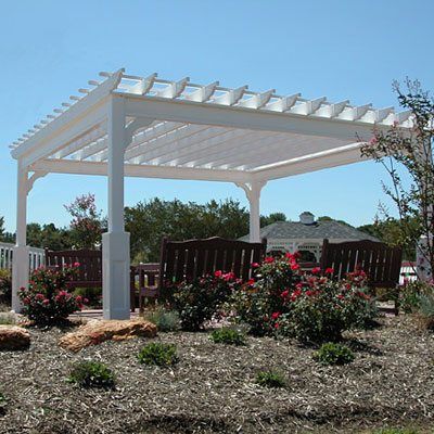 Traditional Vinyl Pergolas | Country Lane Gazebos Gazebo Design Outdoor, Patio Extension, Gazebo Design, Vinyl Pergola, Farm Shed, Cheap Pergola, Pergola Ideas, Metal Pergola, Wood Pergola