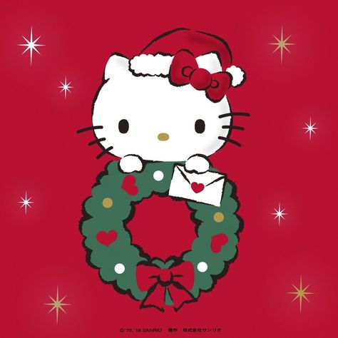 Found on Bing from www.pinterest.com Hello Kitty Christmas Tree, Christmas Rocks, Cartoon Christmas Tree, Hello Kitty Printables, Christmas Tree Wallpaper, Happy Week End, Charmmy Kitty, Kitty Christmas, Hello Kitty Images