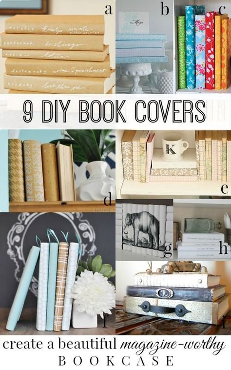 Covered Books For Decor, Paper Covered Books, Cover Books For Decor, Making Book Covers Diy, Book Cover Design Ideas Diy, Diy Decorative Books, How To Cover Books, How To Cover Books For Decor, Relaxing Reading Room