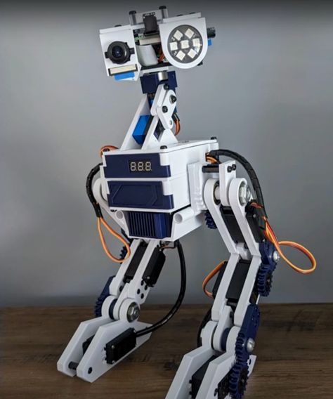 Build a bipedal companion robot - Raspberry Pi Robot Companion, Robot Designs, Diy Robot, Lego Robot, Spring Into Action, Youtube Playlist, Board Inspiration, Motion Sensors, Vision Board Inspiration