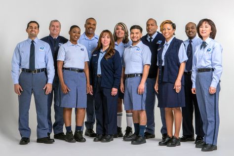 Postal Uniform, Corporate Uniforms, Postal Worker, Job Fair, New Employee, Dress For Success, Postal Service, Outfits Aesthetic, Dress Codes