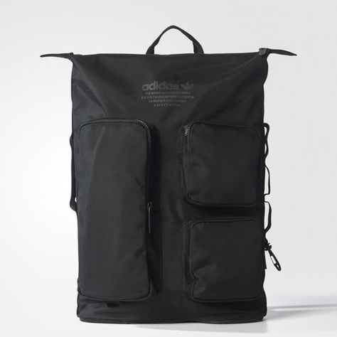 adidas - Day Backpack Backpack Adidas, Waxed Canvas Backpack, Square Backpack, Adidas Originals Nmd, Day Backpacks, Fashion Deals, Laptop Bags, Large Backpack, Adidas Online