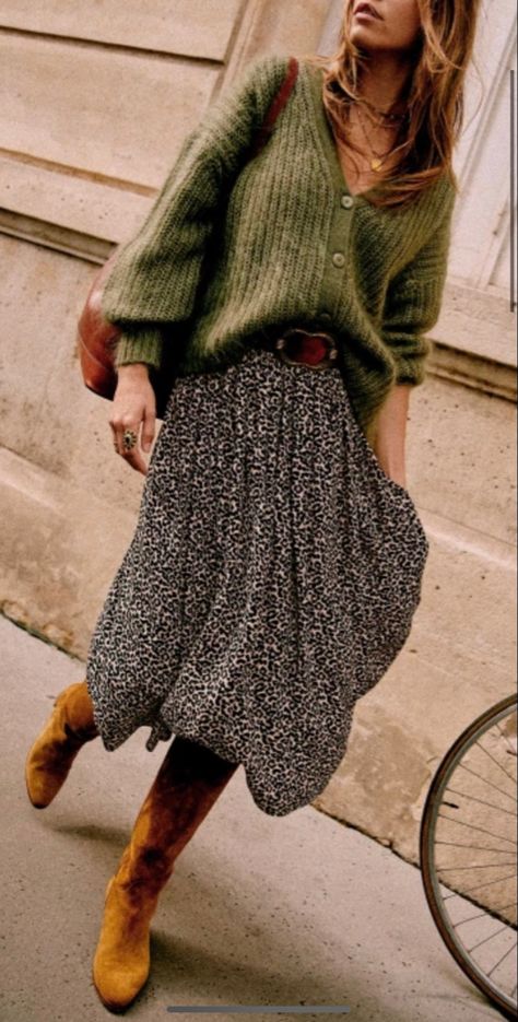 Stil Boho, Mode Casual, Ținută Casual, Modieuze Outfits, A Skirt, Look Vintage, 가을 패션, Autumn Outfit, Looks Style