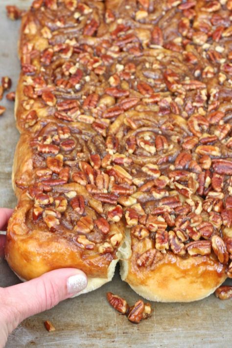 Easy Sticky Bun Recipe, Homemade Sticky Buns, Caramel Pecan Sticky Buns, Easy Sticky Buns, Caramel Sticky Buns, Cinnamon Sticky Buns, Sticky Buns Recipes, Pecan Sticky Buns, Pecan Rolls