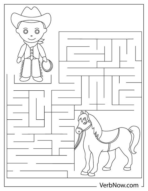 Western Themed Activities, Wild Wild West Crafts, Wild Wild West Activities For Kids, Cowboy Activities For Kids, Cowboy Coloring Pages, Wild West Activities, Wild West Crafts, Wild West Games, Daycare Classroom