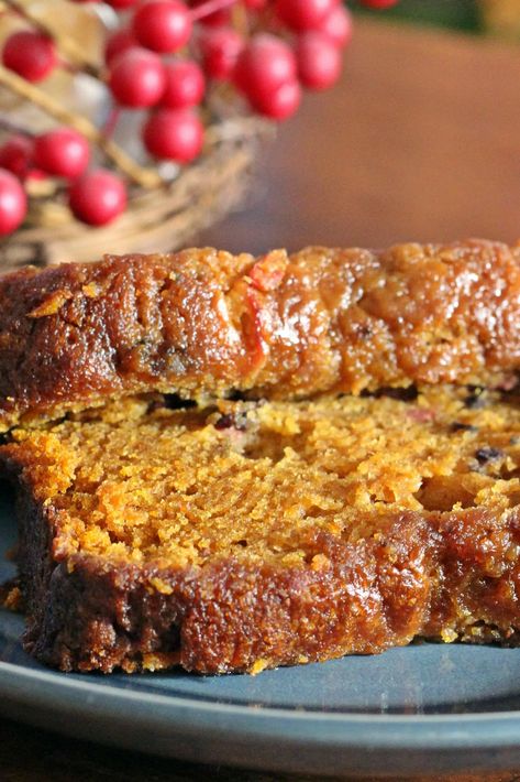 Pumpkin Cranberry Bread, Cranberry Pumpkin, Best Pumpkin Bread Recipe, Bread Jam, Pumpkin Loaf, Pumpkin Cranberry, Fruit Bread, Pumpkin Recipes Dessert, Recipes Sweet