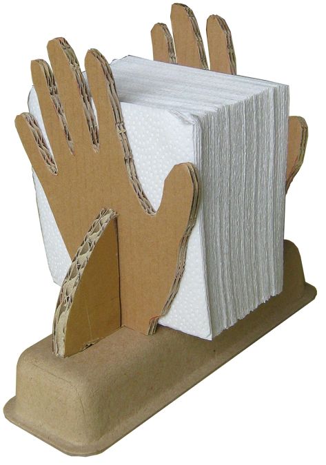 Cardboard Design Workshop: NAPKIN HOLDER Diy Napkin Holder, Karton Design, Diy Karton, Diy Para A Casa, Cardboard Crafts Diy, Cardboard Design, Cardboard Box Crafts, Diy Napkins, Folding Origami