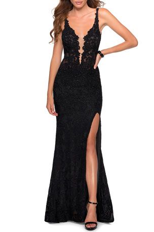 Prom Dresses Long Lace, Steal The Spotlight, Inner Goddess, Column Gown, Sequin Gown, Lace Dress Long, Black Gown, Gala Dresses, Formal Dresses For Women