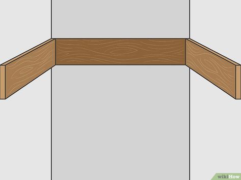 How to Install a Closet Rod: 14 Steps (with Pictures) - wikiHow Diy Double Hanging Closet Rod, Diy Closet Rods Hanging Clothes, Closet Rod Height, Pretty Closets, Make A Closet, Closet Bar, Closet Built Ins, Closet Hangers, Closet Rods