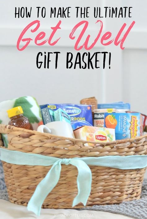 Medicine Basket Gift, Cold Get Well Basket, Stomach Bug Gift Basket, Kidney Surgery Care Package, Sick Basket Ideas, Get Well Food Basket, Knee Replacement Gift Basket, Get Well Soon Basket For Men, Care Basket For Sick Friend