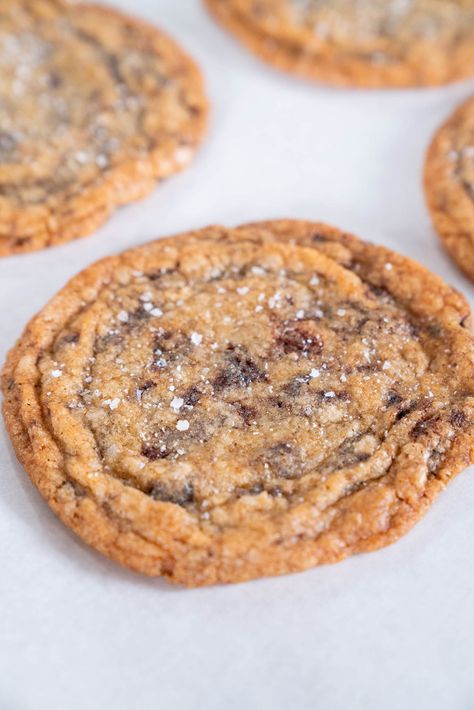 Ina Garten’s Giant Crinkled Chocolate Chip Cookies | 12 Tomatoes Mcalisters Deli Chocolate Chip Cookie Recipe, Lunch Lady Chocolate Chip Cookies, Worlds Best Chocolate Chip Cookies, Giant Crinkled Chocolate Chip Cookies, German Chocolate Cookies, Chocolate Chip Cookie Recipes, Giant Chocolate Chip Cookie, Recipes Cookies, Perfect Chocolate Chip Cookies