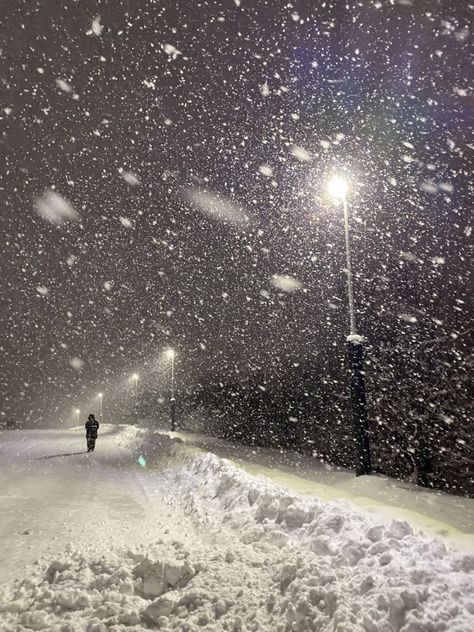 Snow At Night, It's Snowing, The Snow, The Light, At Night, Walking, Songs