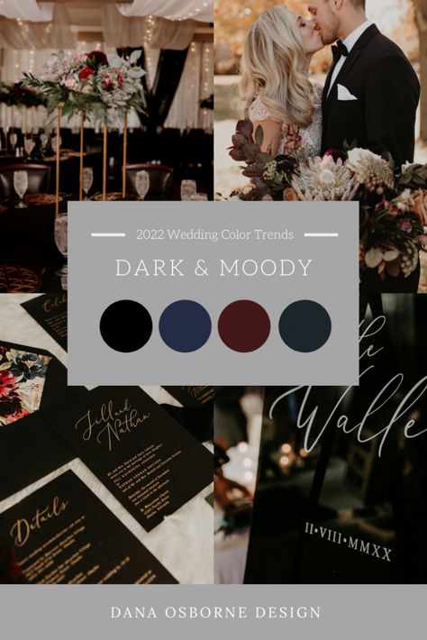 Wine Green And Black Wedding, Burgundy Green And Black Wedding, Burgundy Green Black Wedding, Emerald Maroon Black Wedding, Burgundy Black And Greenery Wedding, Moody Romantic Wedding Palette, Black Wedding Pallet, Black Burgundy Wedding Color Palettes, Dark Jewel Tone Wedding Color Palette