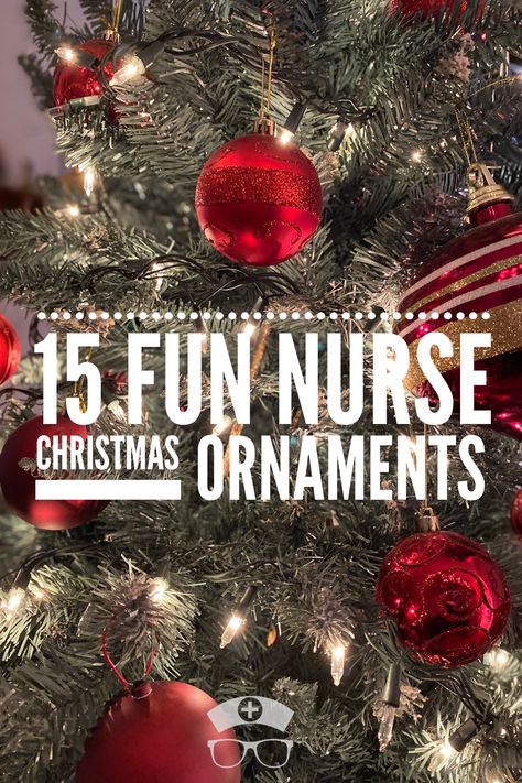 What better way to adorn a Christmas tree than to cover it with nurses? Nurse Christmas ornaments are a great way to show professional pride in your nursing career during the holiday season. There are so many available and range from the cute and cartoony to the delicate and beautiful. Every nurse show own at least one ornament that celebrates his or her chosen profession. #nurselife #nurse #nursing #nursingschool Nurse Christmas Ornament, Nurse Ornaments Diy, Nursing Christmas Decorations Hospitals, Nurse Christmas Tree, Nurse Lifestyle, Clear Plastic Ornaments, Psych Nurse, Nurse Ornaments, Christmas Units