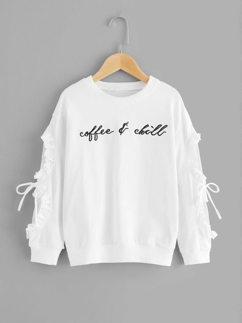 Girls Sweatshirts, Stylish Hoodies, Trendy Fashion Tops, Kawaii Fashion Outfits, Embroidered Sweatshirt, Simple Trendy Outfits, Cool Hoodies, Girl Sweatshirts, Girls Fashion Clothes