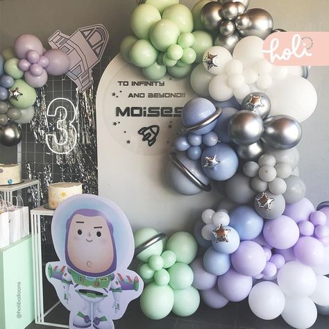 Two Infinity And Beyond Birthday Balloons, Buzz Lightyear Third Birthday Party, Buzz Lightyear Birthday Party Decor, Buzz Light Year Party, Buzz Birthday Party, Lightyear Birthday Party, Buzz Birthday, Two Infinity And Beyond Birthday, Buzz Lightyear Birthday Party