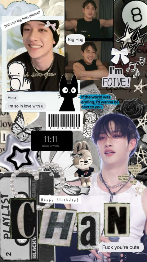 #bangchan #straykids #bangchanday #happybirthdaychan Chan Pfp Skz, Bangchan And Hyunjin Wallpaper, Straykids Cute Wallpaper, Chan Straykids Wallpaper, Bangchan Wallpapers Aesthetic, Stray Kids Wallpaper Bangchan, Chans Room Wallpaper, Bangchan Cute Wallpaper, Bangchan Boyfriend Material Lockscreen