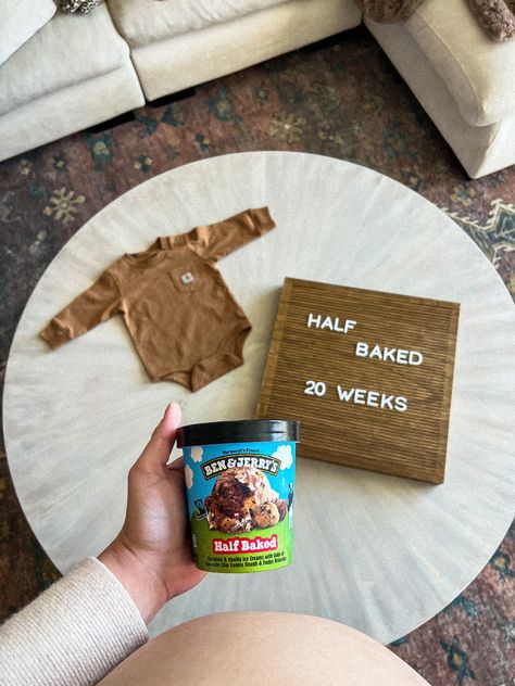 Half baked 20 weeks pregnancy photoshoot 20 Weeks Photoshoot, Half Way Pregnancy Pictures Photo Ideas, Half Way Pregnancy Photo, Half Baked Maternity Photoshoot, Half Baked Pregnancy Photo 20 Weeks, Halfway Pregnancy Pictures, Half Baked Maternity Photo, Half Baked Photoshoot, 20 Week Pregnancy Photos