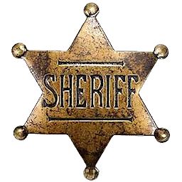 Old West Sheriff Badge by cmnixon North Dakota Travel, Old West Photos, Wild West Party, Sheriff Badge, Western Tattoos, Treasure Coast, Cowboys And Indians, Cowboy Party, Police Badge