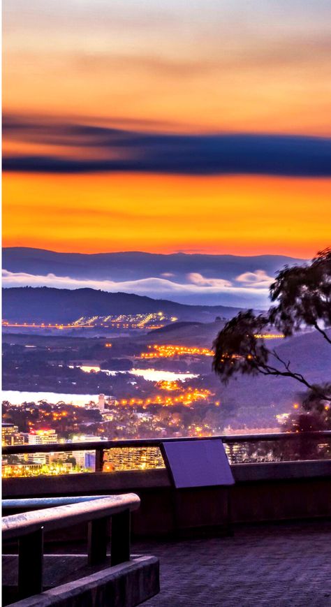 Canberra Aesthetic, Australia Canberra, Canberra Australia, Australian Capital Territory, Oceania Travel, Sunset City, 2024 Vision, City Aesthetic, Canberra